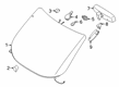 Ford Windshield Diagram - DT1Z-5403100-AJ