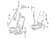 2005 Ford F-150 Seat Belt Diagram - 6L3Z-15611B64-AC