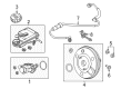 2014 Ford Focus Brake Booster Vacuum Hose Diagram - BV6Z-2420-A