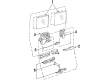 1989 Ford E-350 Econoline Door Lock Actuators Diagram - E9UZ1526594A