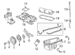 1993 Ford E-350 Econoline Club Wagon Intake Manifold Gasket Diagram - E7TZ-9H486-A