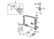 Lincoln LS Radiator Hose Diagram - XW4Z-8286-AA