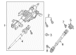 Ford Steering Column Diagram - FL1Z-3C529-Z