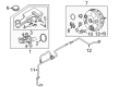 Ford Fusion Brake Booster Diagram - DG9Z-2005-B
