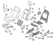 Ford Fiesta Seat Cover Diagram - BE8Z-5462900-CA
