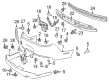 Ford Mustang Mud Flaps Diagram - AR3Z-16A550-AB