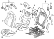Ford Seat Cushion Diagram - FR3Z-63632A23-F
