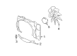 2008 Lincoln Navigator Fan Shroud Diagram - 7L1Z-8146-A