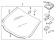 Ford Windshield Diagram - HT4Z-5803100-G