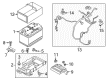 Lincoln Nautilus Battery Tray Diagram - DG9Z-10732-C