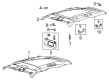Ford Sun Visor Diagram - LJ6Z-7804105-AA
