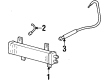 Mercury Cougar Automatic Transmission Oil Cooler Line Diagram - XS2Z-7A031-FB