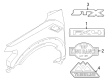 Ford Emblem Diagram - LL1Z-16720-A