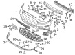 2014 Ford Mustang Grille Diagram - DR3Z-17K945-AB