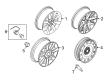 2017 Ford Flex Spare Wheel Diagram - DA8Z-1007-A