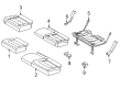 Ford Bronco Seat Cover Diagram - M2DZ-7863805-CE
