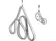 Ford Thunderbird Serpentine Belt Diagram - F4SZ8620B
