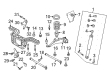 Mercury Lateral Arm Diagram - 5L8Z-5500-AC