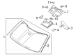 2022 Ford Bronco Car Mirror Diagram - LU5Z-17700-B