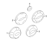 2001 Ford Escape Wheel Cover Diagram - 2L2Z-1130-AB