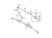 Mercury Rack and Pinion Boot Diagram - 8L8Z-3K661-A