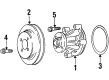 Mercury Water Pump Pulley Diagram - F2AZ8509A