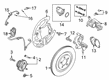 Lincoln Brake Caliper Bracket Diagram - L1MZ-2B511-B