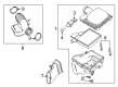 2012 Ford Mustang Air Intake Coupling Diagram - BR3Z-9B659-A