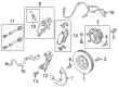 Ford Flex Brake Backing Plate Diagram - AG1Z-2K004-A