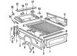 1994 Ford F-350 Tailgate Handle Diagram - F1TZ-9943400-A
