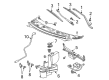 Mercury Wiper Pivot Diagram - 1F2Z-17566-AA