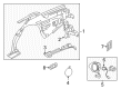 2003 Lincoln Town Car Fuel Door Diagram - 8W1Z-54405A26-A