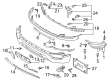 Ford F-150 License Plate Diagram - ML3Z-17A385-BB