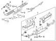 Ford F-350 Super Duty Bumper Diagram - 9C3Z-17906-APTM