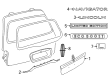 2008 Lincoln MKX Emblem Diagram - 2L7Z-7842528-CA