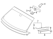 Lincoln Windshield Diagram - GD9Z-5403100-E