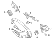 Mercury Steering Wheel Diagram - 9E5Z-3600-DD