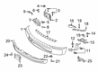 Ford F-250 Super Duty Bumper Diagram - HC3Z-17757-AB