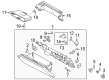2022 Ford Mustang Glove Box Diagram - FR3Z-6306024-AA