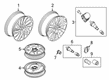 Lincoln Spare Wheel Diagram - KA1Z-1007-C