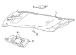Lincoln Aviator Sun Visor Diagram - 4C5Z-7804105-AAB