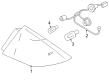 Mercury Light Socket Diagram - 6T5Z-13410-A