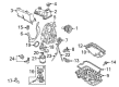 2003 Ford Explorer Sport Oil Pan Diagram - 1L5Z-6675-DA