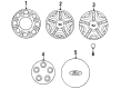 Mercury Wheel Cover Diagram - F6DZ-1130-CA