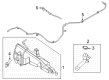 Ford Wiper Pivot Diagram - NZ6Z-17566-A