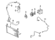 2007 Ford Focus A/C Condenser Diagram - YS4Z-19712-AB