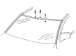 1993 Mercury Cougar Windshield Diagram - FOSZ-6303100-A