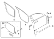 2017 Ford Police Interceptor Sedan Door Seal Diagram - AG1Z-5420758-A