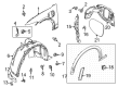 2022 Ford Mustang Mach-E Fender Diagram - LJ8Z-16006-A