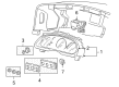 Ford Excursion Instrument Cluster Diagram - 5C7Z-10849-CA